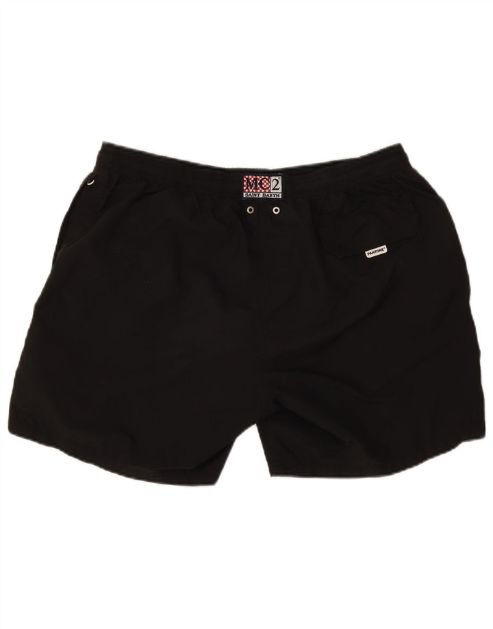 MC2 SAINT BARTH Shorts de natação masculino XL poliéster preto