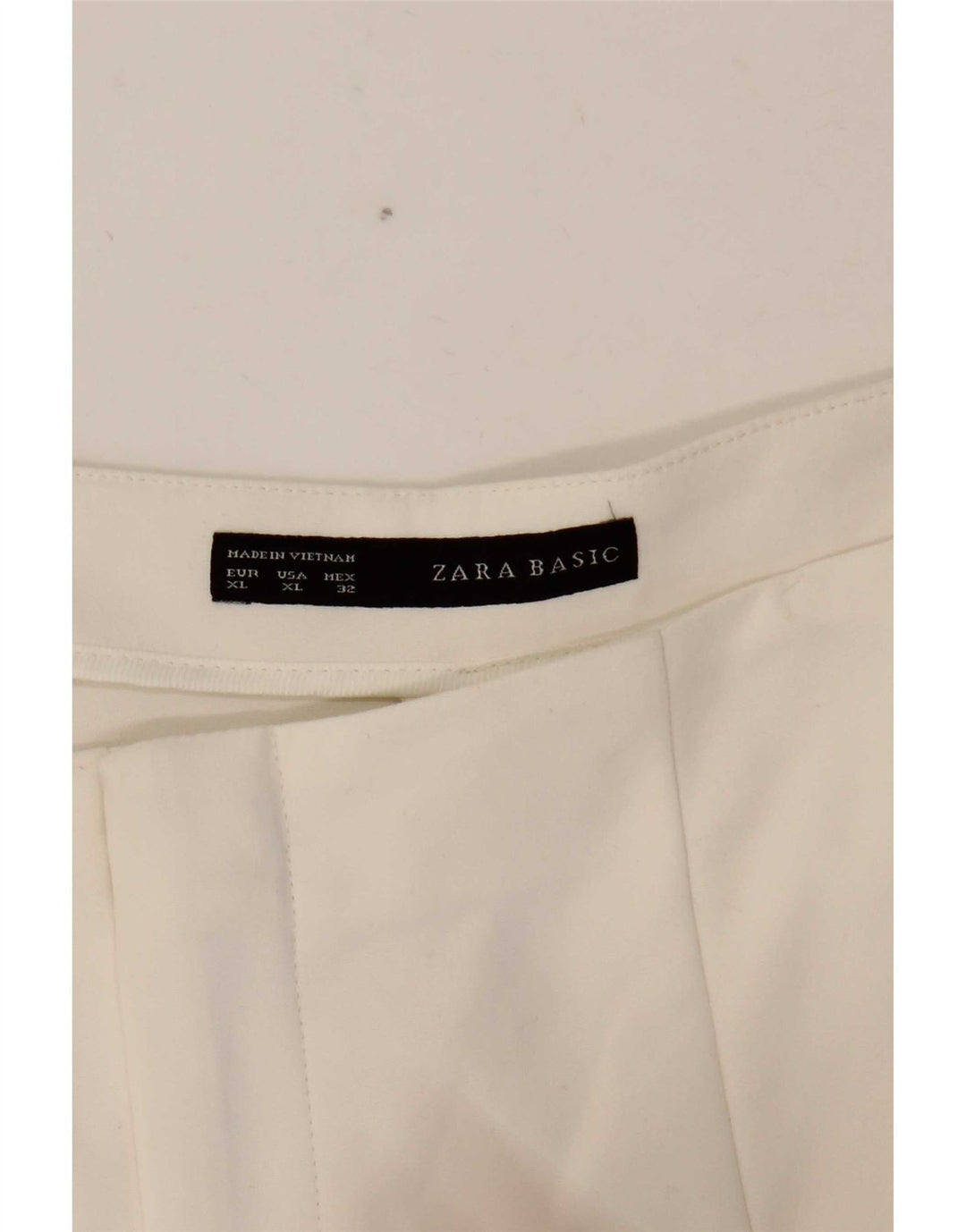 Zara Calça feminina casual bootcut XL W32 L32 branca