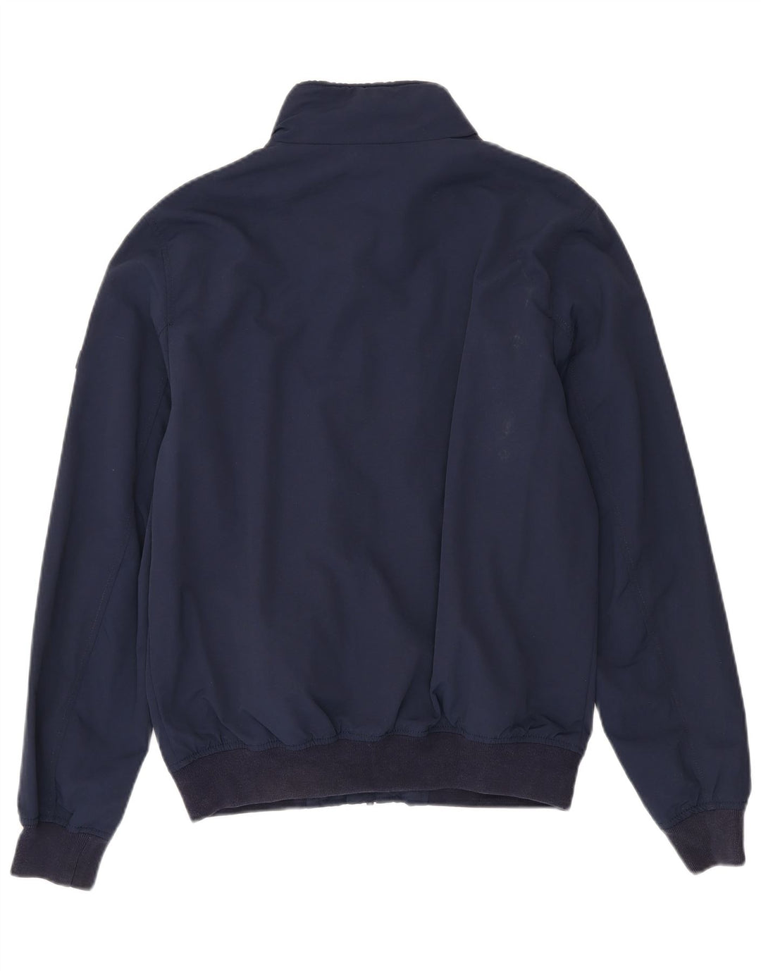 Tommy Hilfiger Mens Bomber Jacket UK 38 Médio Azul Marinho Poliamida