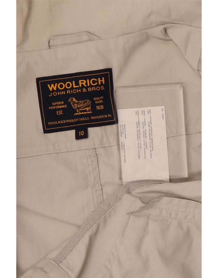 Jaqueta bomber feminina WOOLRICH 9-10 anos cinza nylon