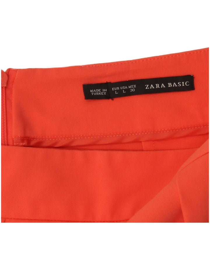 Minissaia feminina ZARA grande W30 laranja