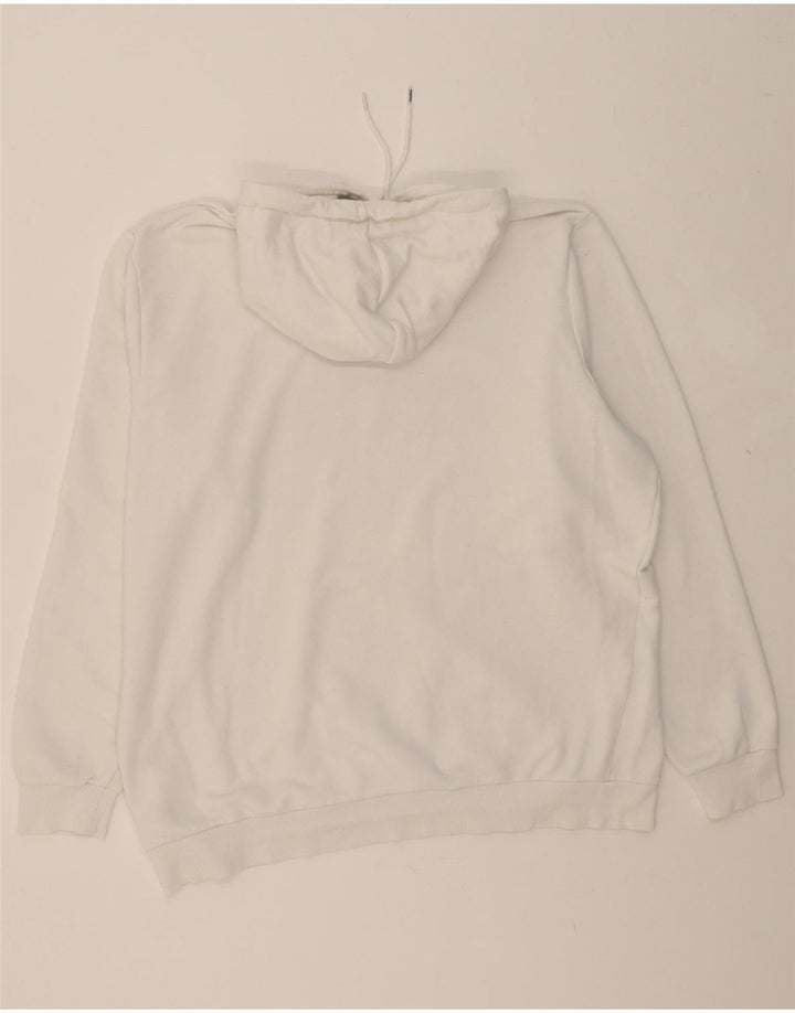 PUMA Mens Graphic Hoodie Jumper XL White Cotton Vintage Puma and Second-Hand Puma from Messina Hembry 