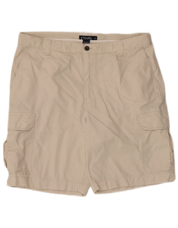 Shorts cargo masculino Chaps W38 XL algodão bege