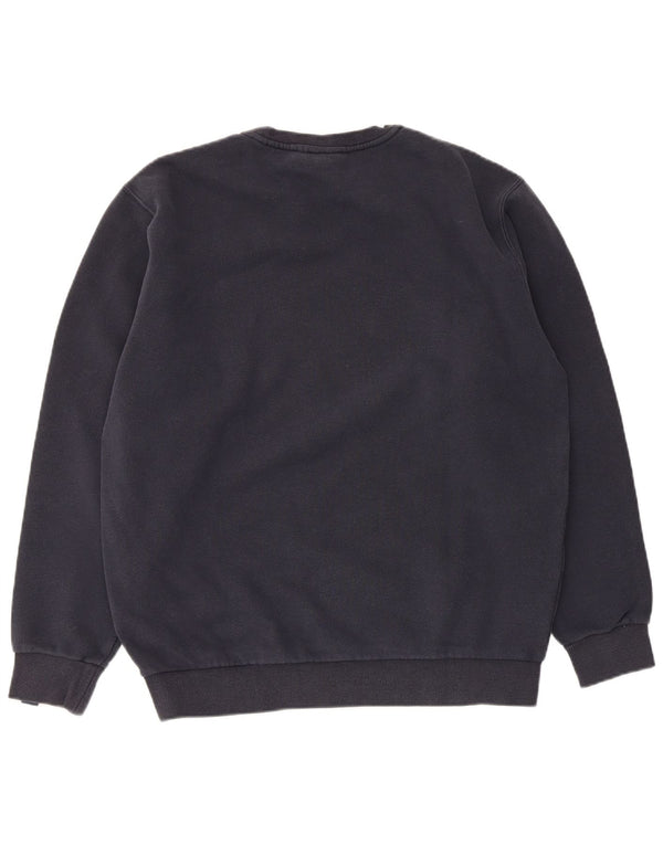 Ellesse moletom masculino jumper grande algodão azul marinho