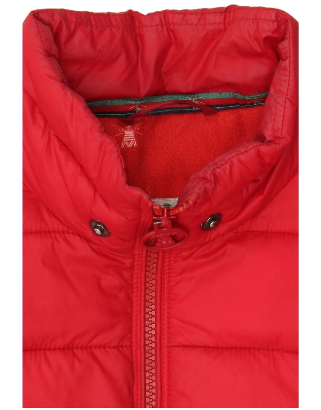 Jaqueta acolchoada masculina Barbour UK 8 pequena poliamida vermelha