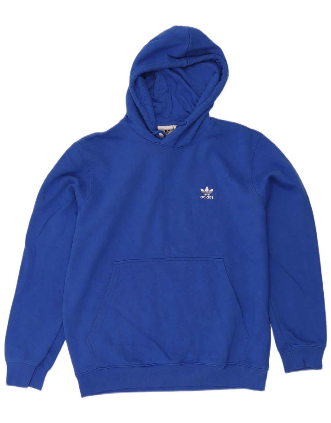 Adidas Mens Hoodie Jumper Grande Algodão Azul