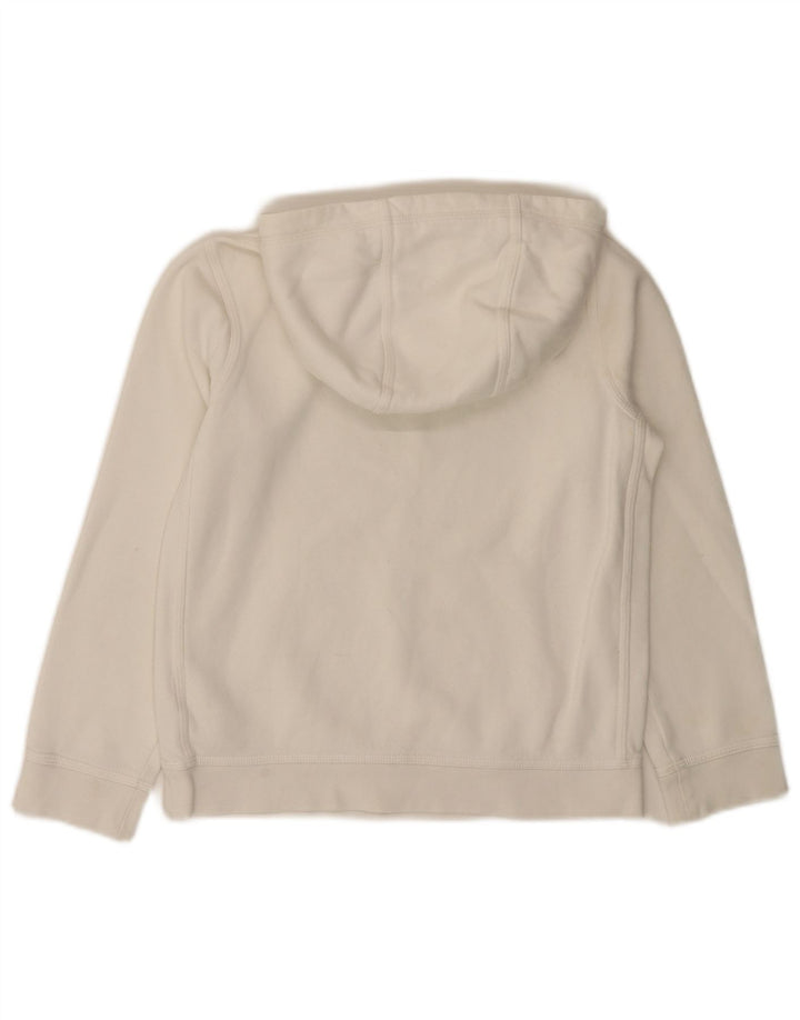 NIKE Boys Graphic Standard Fit moletom com capuz 10-11 anos médio branco