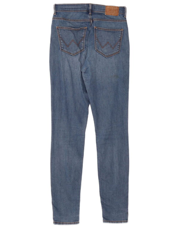 Calça jeans skinny Wrangler feminina de cintura alta W27 L29 algodão azul