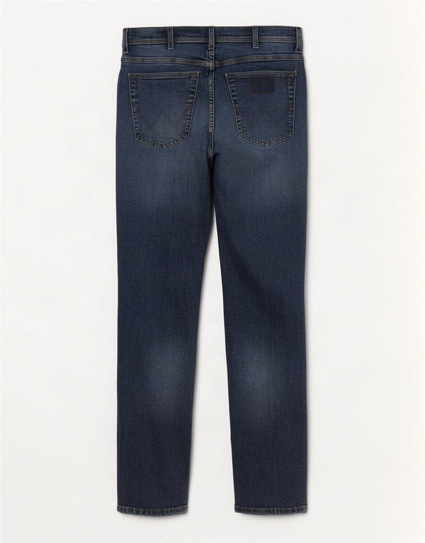 Wrangler Masculino Texas Straight Jeans W38 L32 Azul Algodão