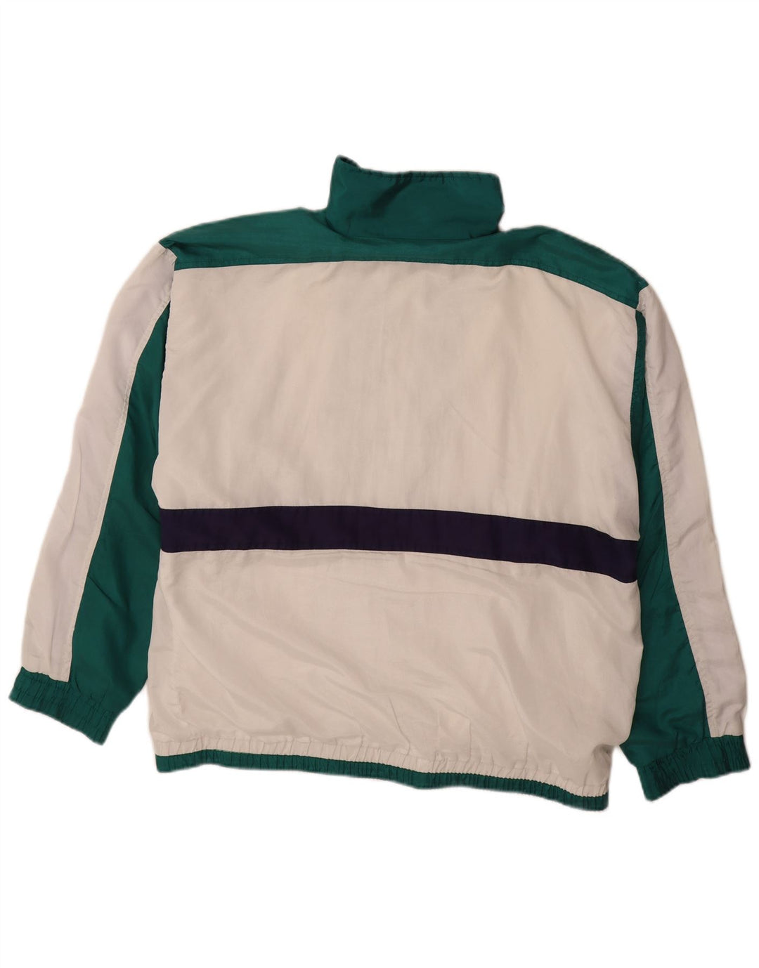 Jaqueta de treino masculina COSMOS Reino Unido 16 grande bloco colorido branco