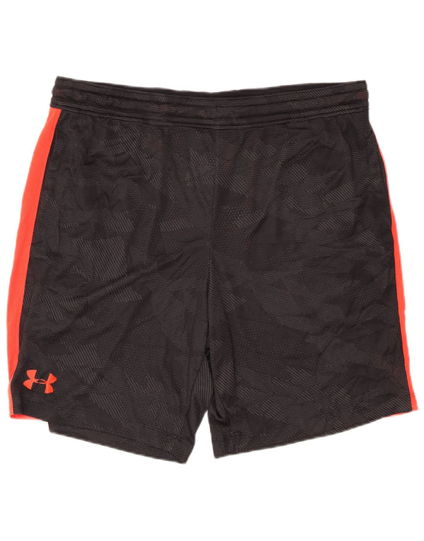 UNDER ARMOUR Mens Heat Gear Sport Shorts XL Preto Colorblock Poliéster