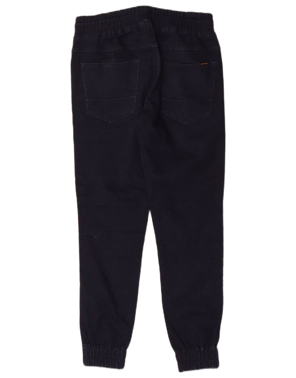 Zara Mens Joggers Slim Jeans W32 L28 Azul Marinho Algodão