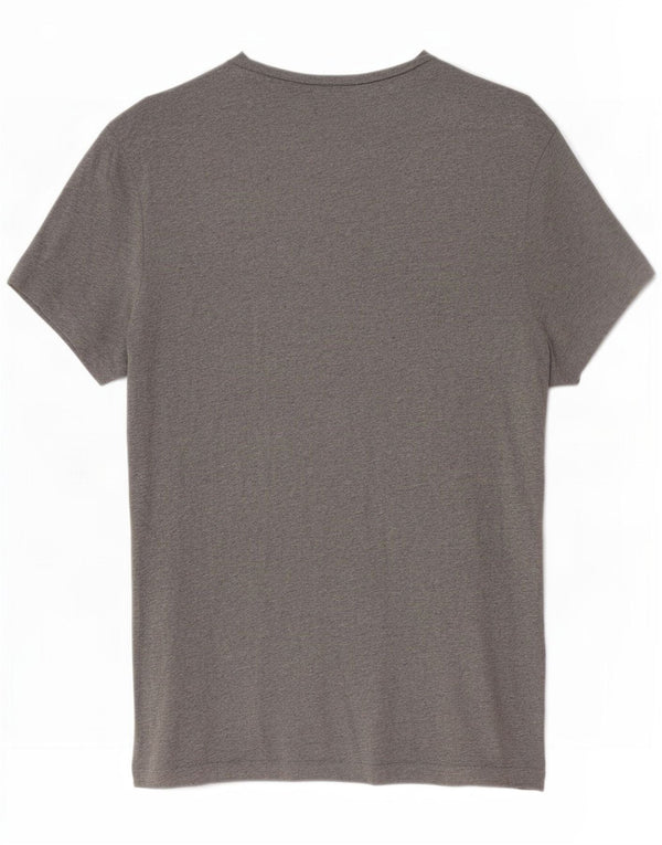 Camiseta masculina Jack Wills pequena cinza manchada