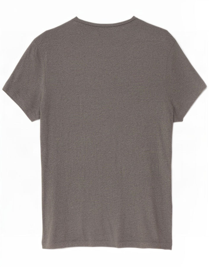Camiseta masculina Jack Wills pequena cinza manchada