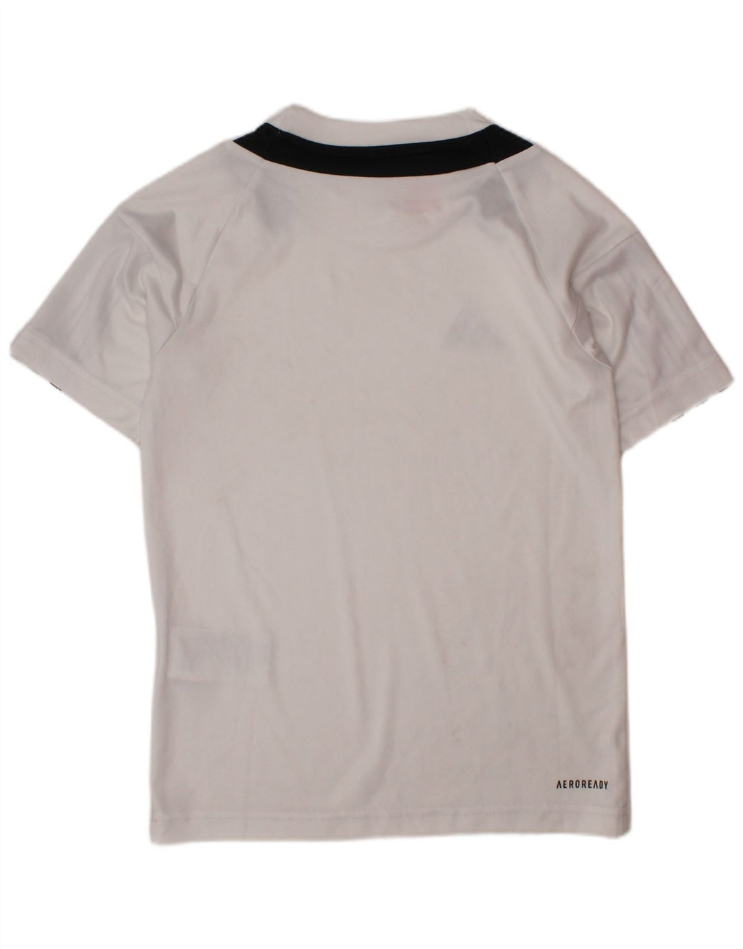 Camiseta Adidas Menino Aeroready Top 7-8 Anos Branco Colourblock Poliéster