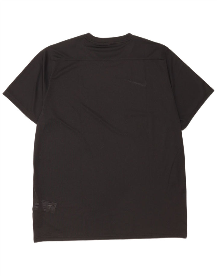 Camiseta masculina Nike Dri Fit Slim Fit Top 2XL poliéster preto