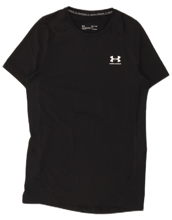 Under Armour Camiseta Masculina Heat Gear Top Pequeno Preto