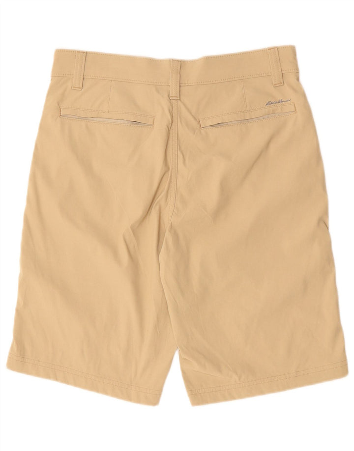 EDDIE BAUER Mens Chino Shorts W30 Médio Bege Nylon
