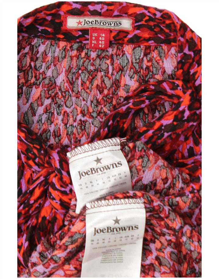 Conjunto de saia feminina JOE BROWNS de 2 peças Reino Unido 14 médio W30 multicolorido