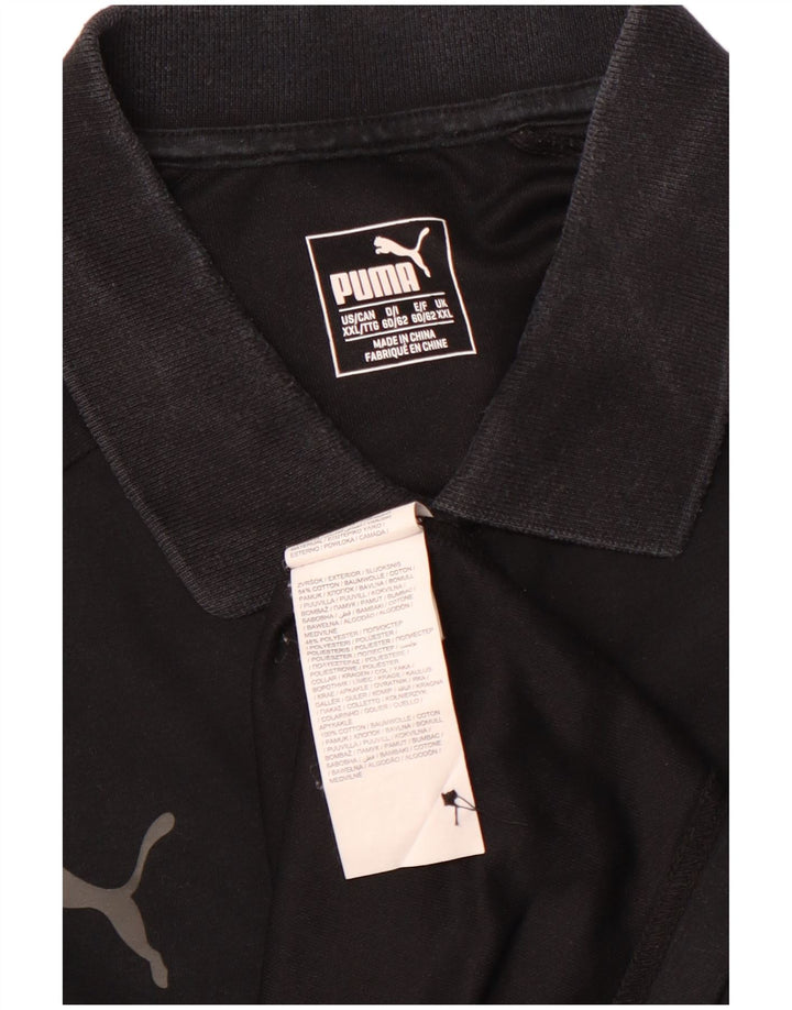 Camisa polo masculina PUMA 2XL algodão preto