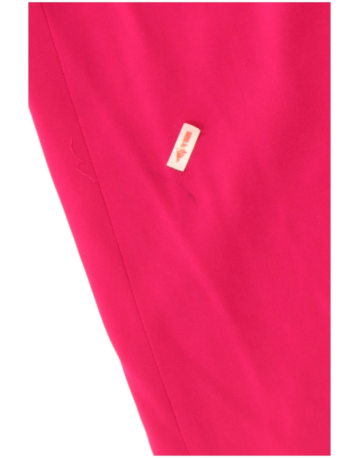 Vestido feminino Coast sem mangas com bainha UK 12 médio rosa triacetato