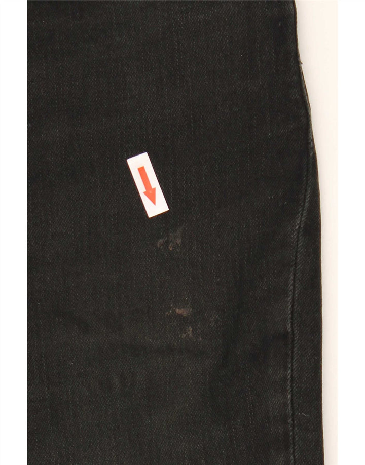 Jeans recortados masculinos Levi's W36 L25 algodão preto