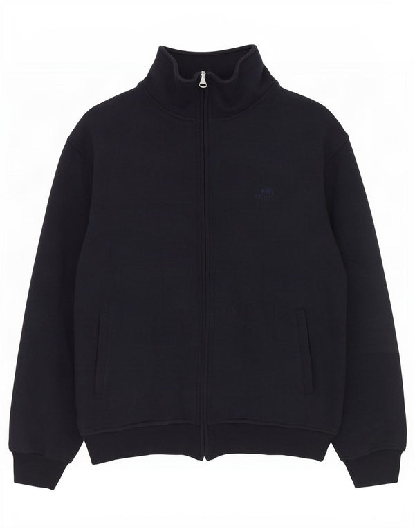 Ellesse Jaqueta masculina de agasalho grande de algodão azul marinho