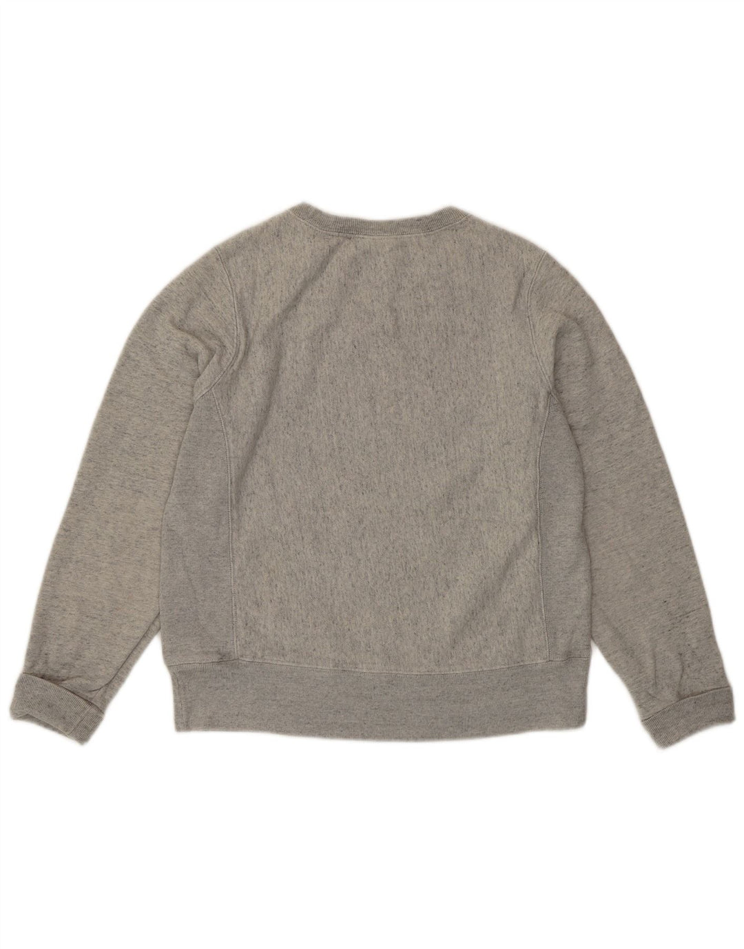 Jumper de moletom gráfico feminino Champion UK 10 pequeno algodão cinza
