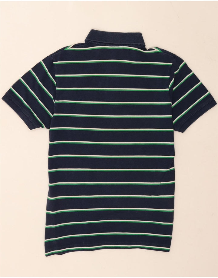 Camisa polo masculina Gant médio algodão listrado azul marinho