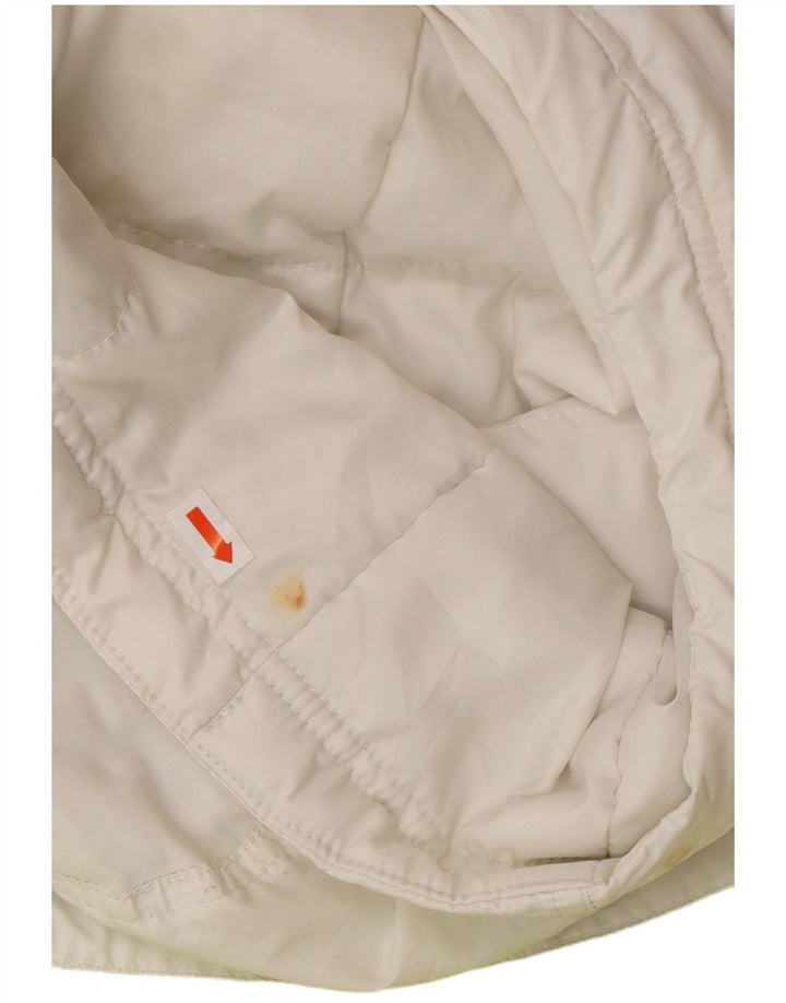 Jaqueta bomber masculina com capuz Nike UK 38 poliéster colorblock verde médio