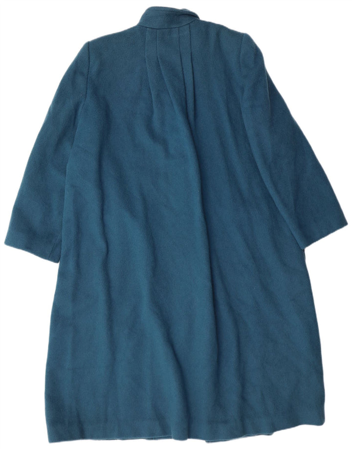 Sobretudo feminino Valentino Miss V IT 44 lã azul médio clássico