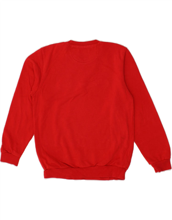 CHAMPION Girls Graphic Sweatshirt Jumper 9-10 Years Red Cotton Vintage Champion and Second-Hand Champion from Messina Hembry 