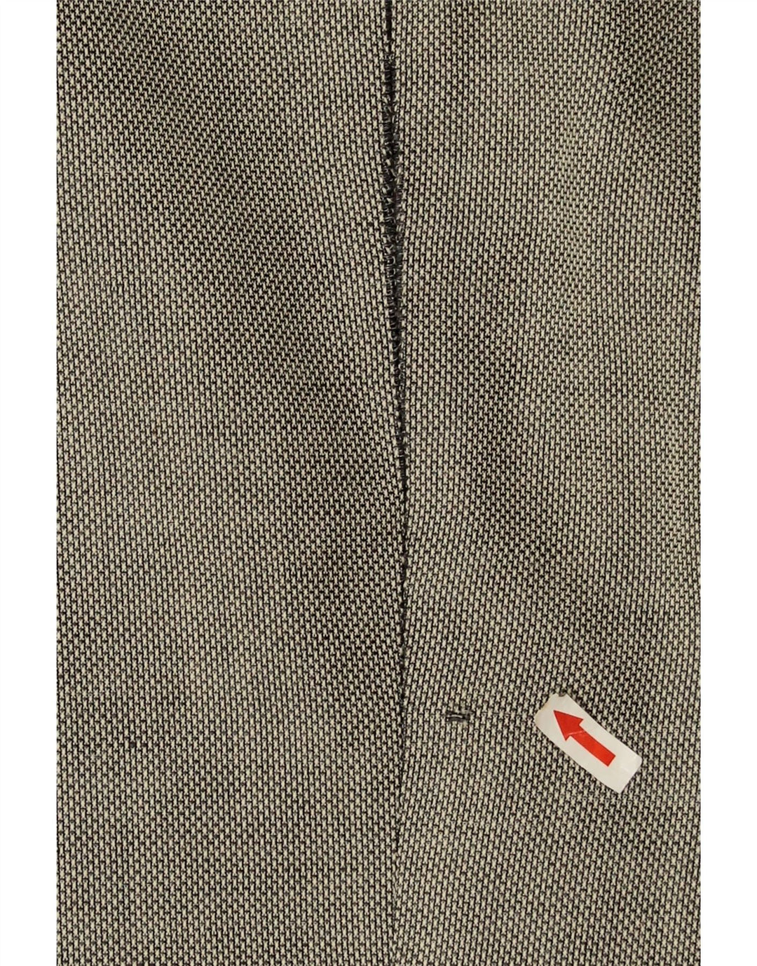 Jaqueta blazer masculina Hugo Boss com 2 botões UE 46 pequena lã virgem cinza