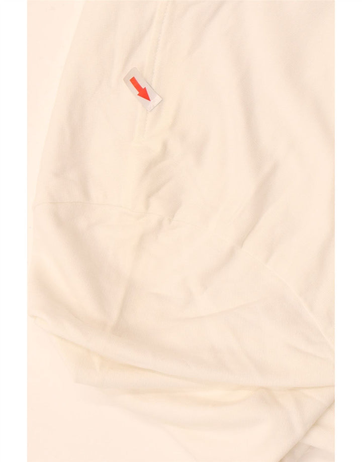 Hugo Boss moletom gráfico masculino jumper médio algodão branco