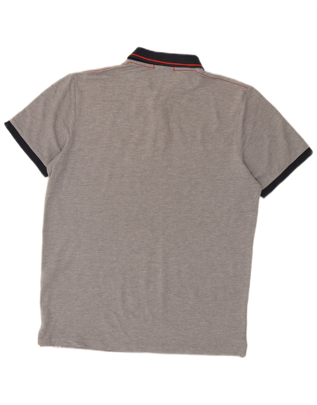Camisa polo masculina JACK & JONES grande algodão cinza