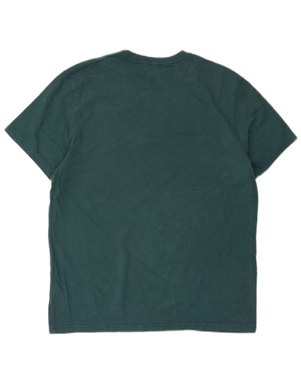 Jack Wills Mens Classic Fit T-Shirt Top Medium Green Cotton