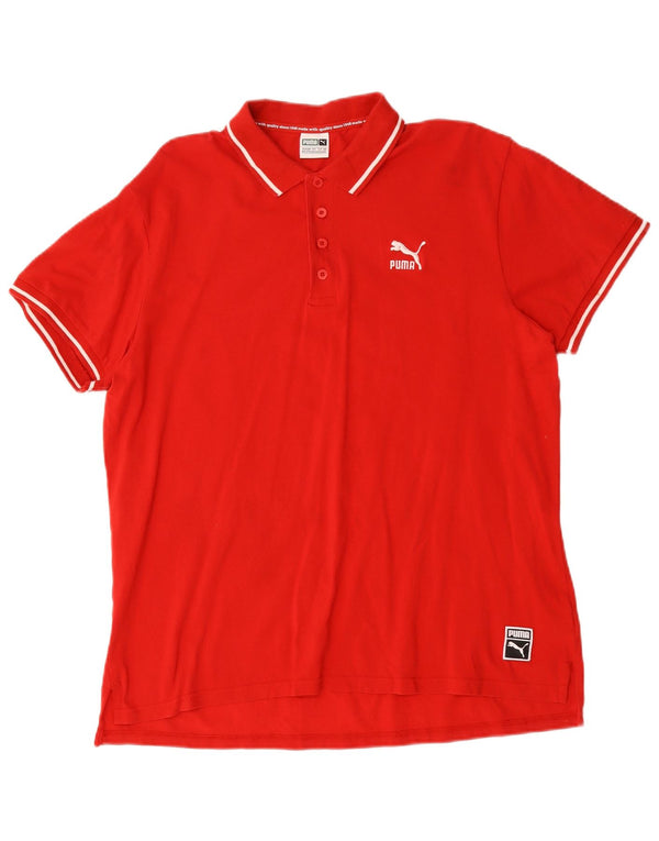 Camisa polo masculina Puma 2XL algodão vermelho