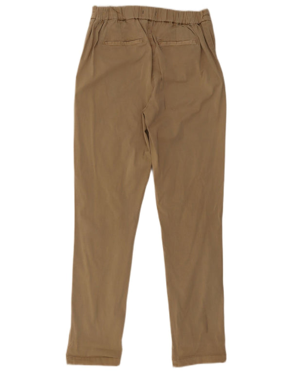Calça Chino Feminina Slim White Stuff UK 10 Pequeno W28 L29 Algodão Bege