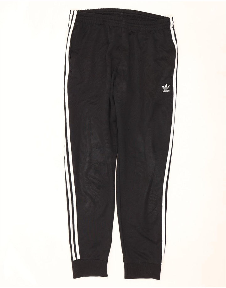 Calça de treino masculina ADIDAS joggers grande poliéster preto