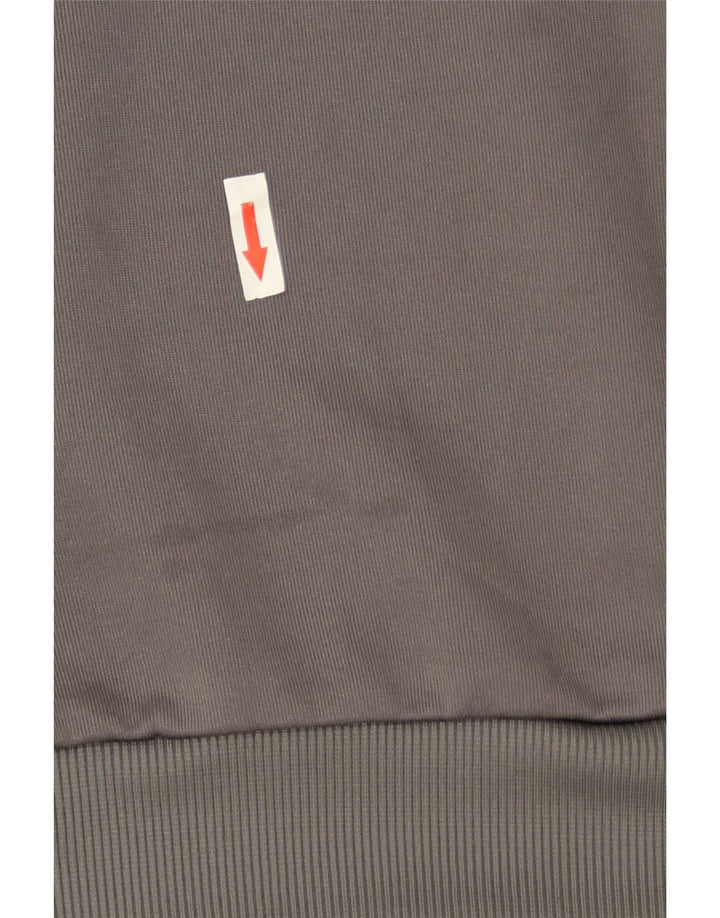 Puma Mens Graphic Moletom Jumper Pequeno Poliéster Cinza