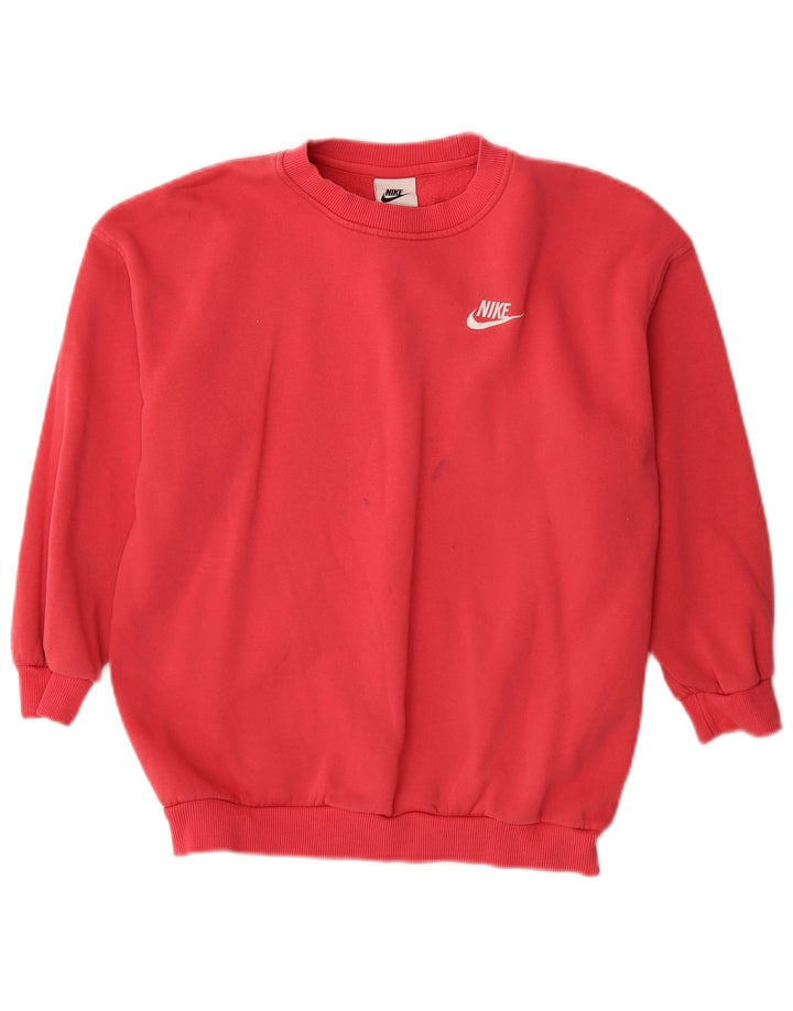 Moletom Nike Meninas Jumper 10-11 Anos Médio Algodão Rosa