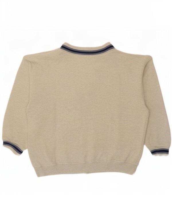 Jaqueta masculina Great Bay de ajuste solto com top de treino bege médio salpicado