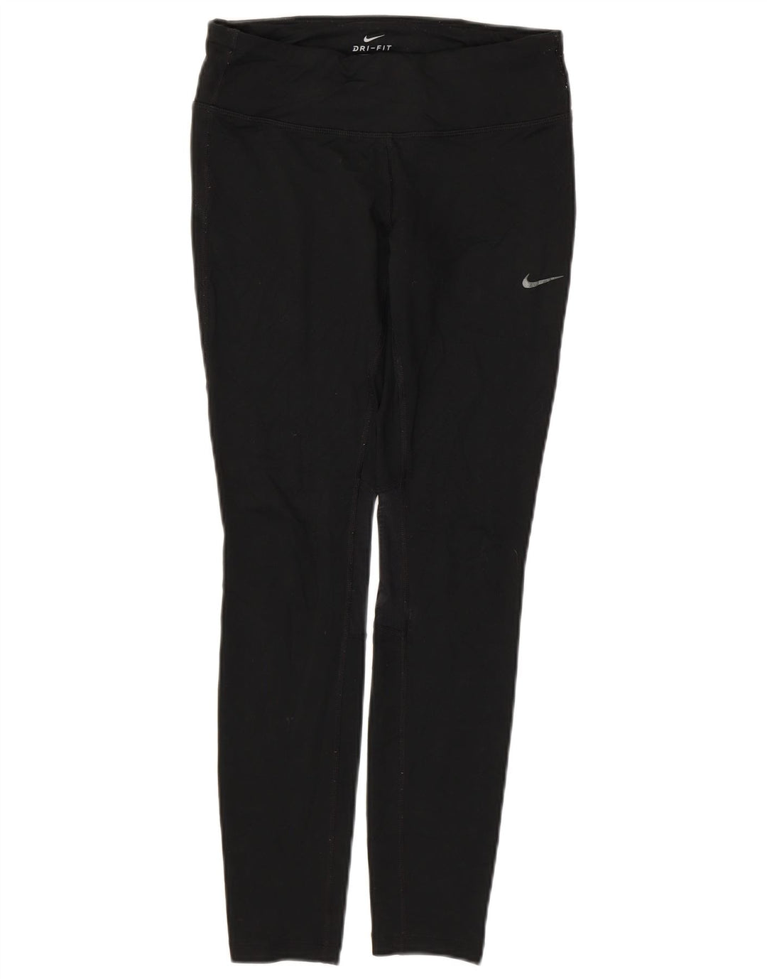 Leggings Nike Dri Fit Femininas UK 10 Pequenas Poliéster Pretas