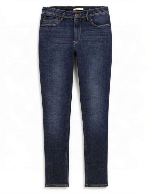 Calça jeans feminina Levi's 711 skinny W30 L30 azul marinho algodão