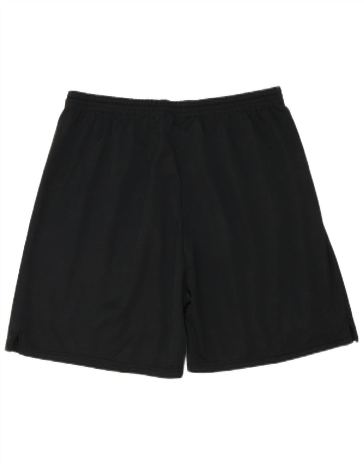 Shorts esportivos masculinos Reebok grande poliéster preto