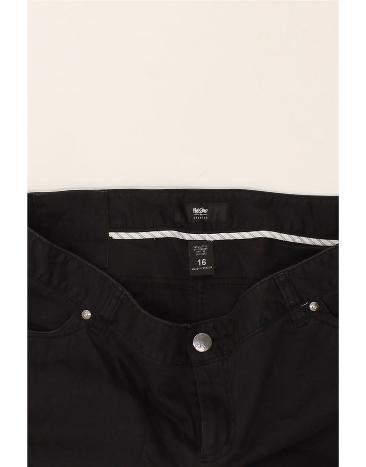 MOSSIMO Womens Stretch Straight Casual Trousers US 16 2XL W40 L33  Black Vintage Mossimo and Second-Hand Mossimo from Messina Hembry 