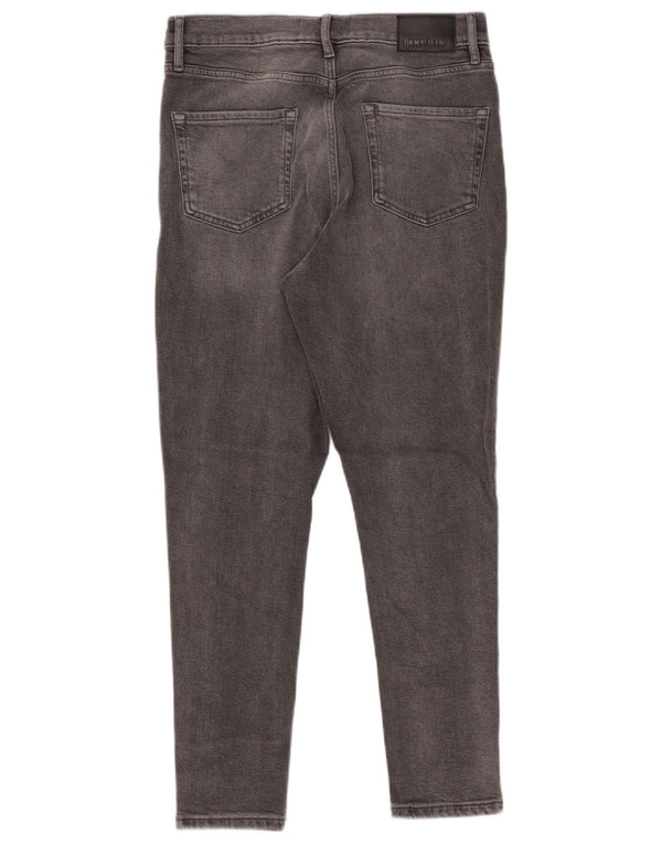 Calça jeans skinny feminina Dkny cintura alta W30 L26 algodão cinza