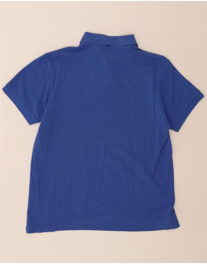 MARLBORO CLASSICS Mens Slim Fit Polo Shirt XL Blue Cotton Vintage Marlboro Classics and Second-Hand Marlboro Classics from Messina Hembry 