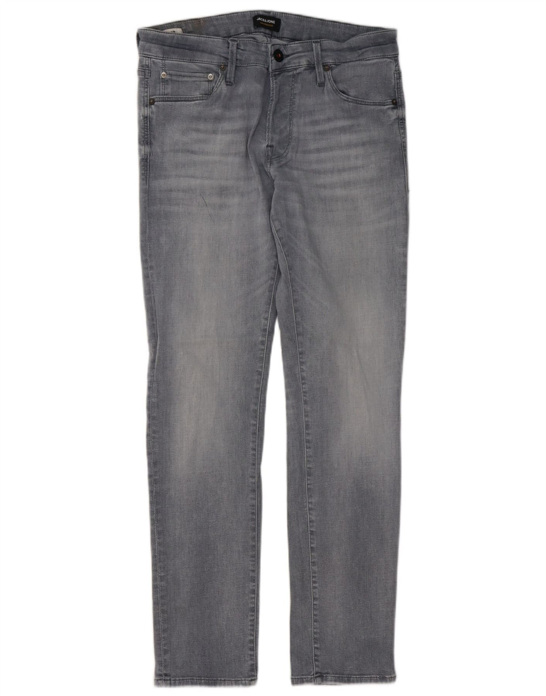 Jeans masculinos Jack & Jones Slim W32 L30 algodão cinza