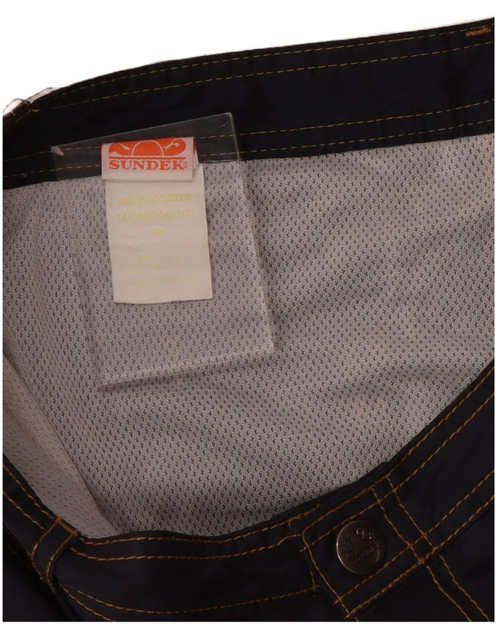 Shorts de natação masculino Sundek médio azul marinho poliéster